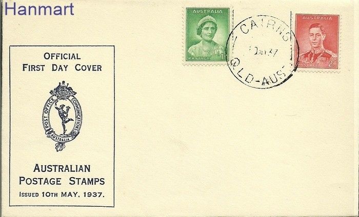 Znaczek Australia 1937 Mi 142 FDC