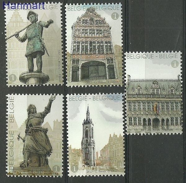 Znaczek Belgia 2013 Mi 4415-4419 Czyste **