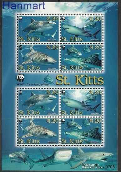 Znaczek Saint Kitts 2007 Mi 955-958 Czyste **