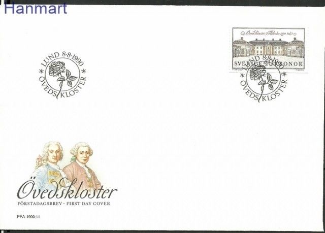 Znaczek Szwecja 1990 Mi 1629 FDC