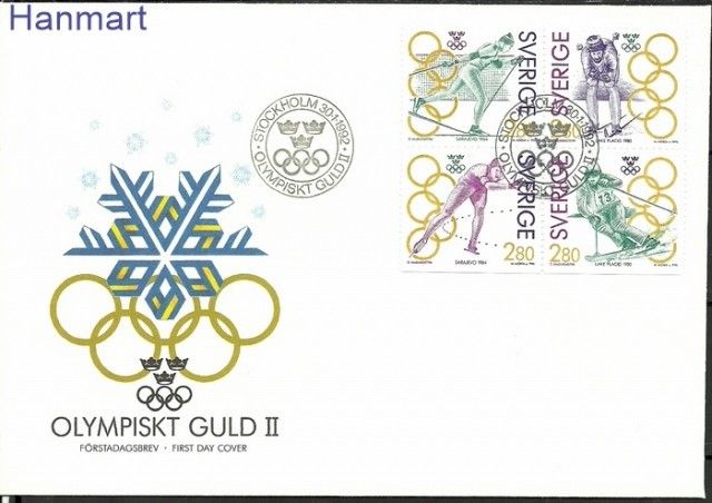 Znaczek Szwecja 1992 Mi 1705-1708 FDC