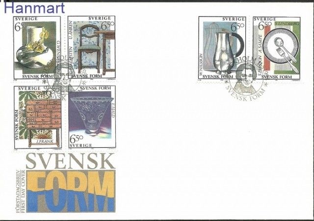 Znaczek Szwecja 1994 Mi 1828-1833 FDC