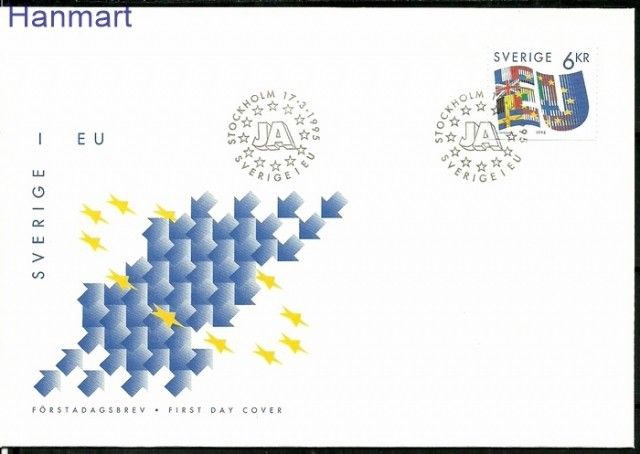 Znaczek Szwecja 1995 Mi 1880 FDC