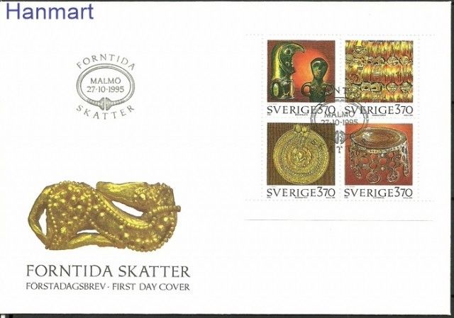 Znaczek Szwecja 1995 Mi 1906-1909 FDC