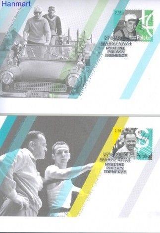 Znaczek Polska 2014 Mi 4681-4684 Fi 4531-4534 FDC
