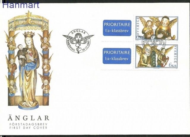 Znaczek Szwecja 1997 Mi 2027-2028 FDC
