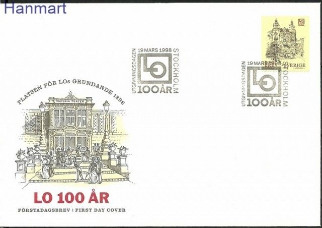 Znaczek Szwecja 1998 Mi 2048 FDC