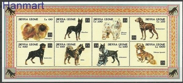 Znaczek Sierra Leone 1994 Mi 2125-2132 Czyste **