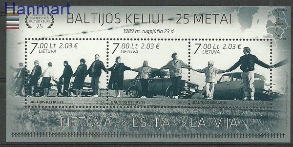 Znaczek Litwa 2014 Mi bl 50 Czyste **