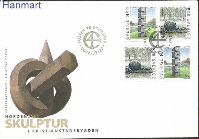 Znaczek Szwecja 2002 Mi 2291-2292 FDC