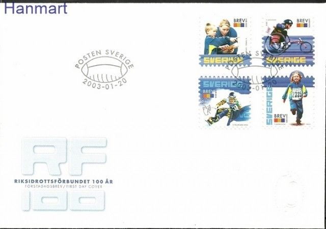 Znaczek Szwecja 2003 Mi 2334-2337 FDC