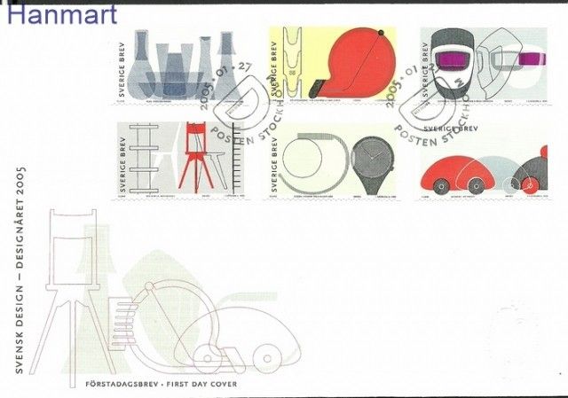 Znaczek Szwecja 2005 Mi 2447-2452 FDC