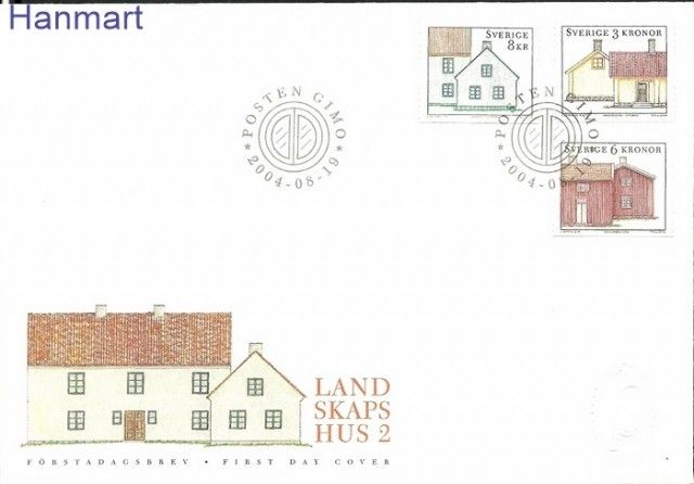 Znaczek Szwecja 2004 Mi 2419-2421 FDC