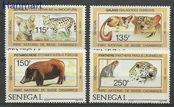 Znaczek Senegal 1987 Mi 938-941 Czyste **