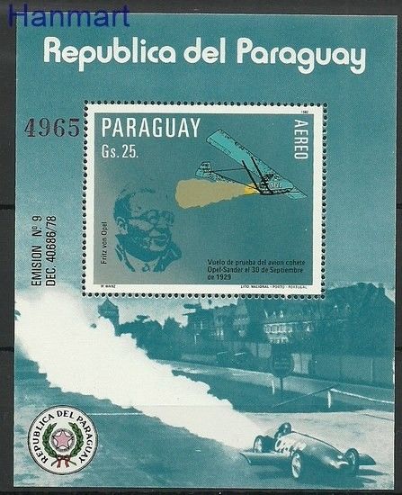 Znaczek Paragwaj 1983 Mi bl 384 Czyste **