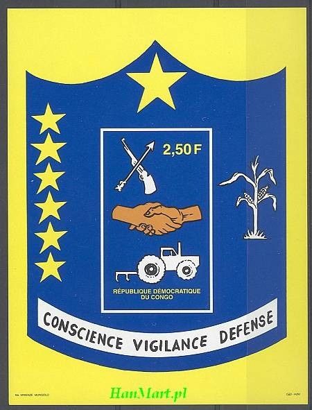 Znaczek Kongo Kinszasa / Zair 1999 Czyste **