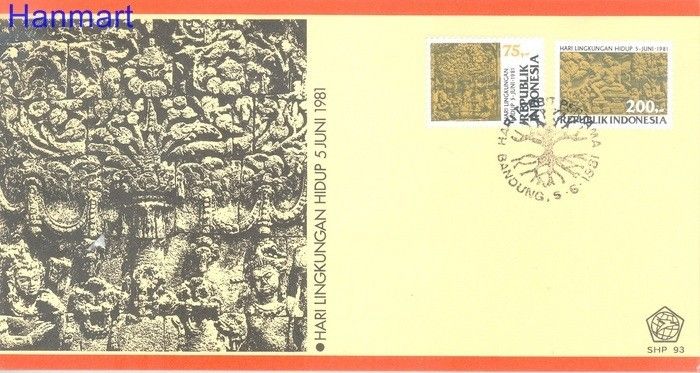 Znaczek Indonezja 1981 Mi 1014-1015 FDC