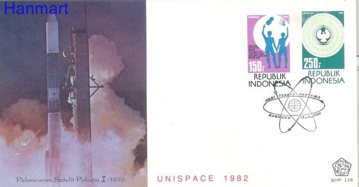Znaczek Indonezja 1982 Mi 1051-1052 FDC