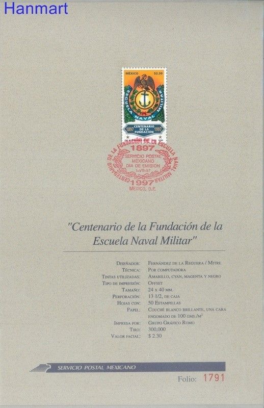 Znaczek Meksyk 1997 Mi 2642 FDC