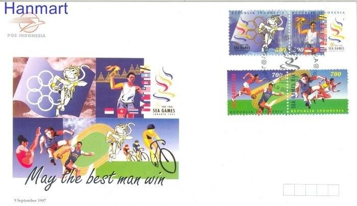 Znaczek Indonezja 1997 Mi 1716-1719 FDC
