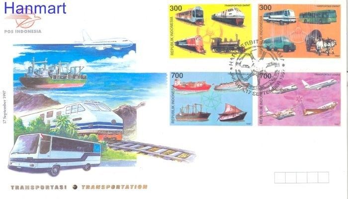 Znaczek Indonezja 1997 Mi 1720-1723 FDC