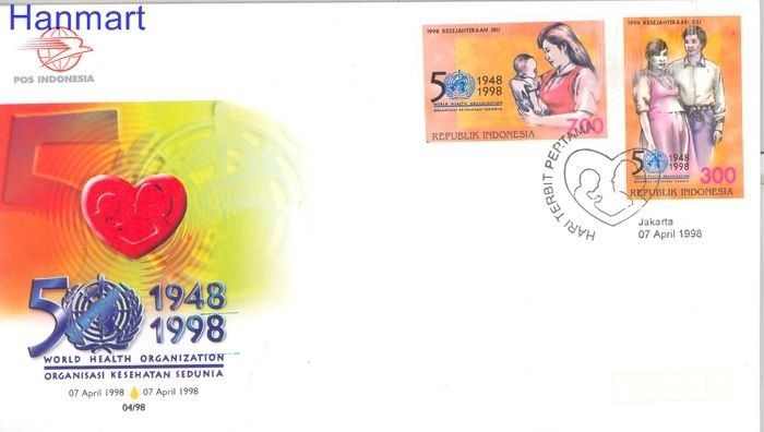 Znaczek Indonezja 1998 Mi 1785-1786 FDC