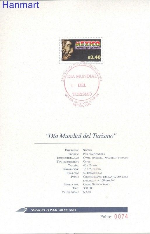 Znaczek Meksyk 1998 Mi 2739 FDC
