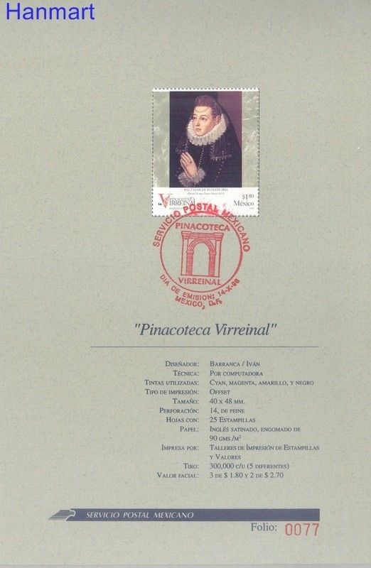 Znaczek Meksyk 1996 Mi 2598 FDC