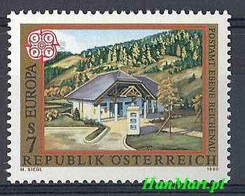 Znaczek Austria 1990 Mi 1989 Czyste **