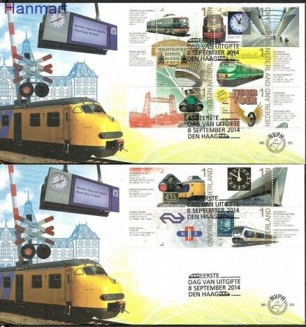 Znaczek Holandia 2014 Mi 3272-3281 FDC