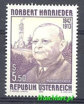 Znaczek Austria 1992 Mi 2061 Czyste **