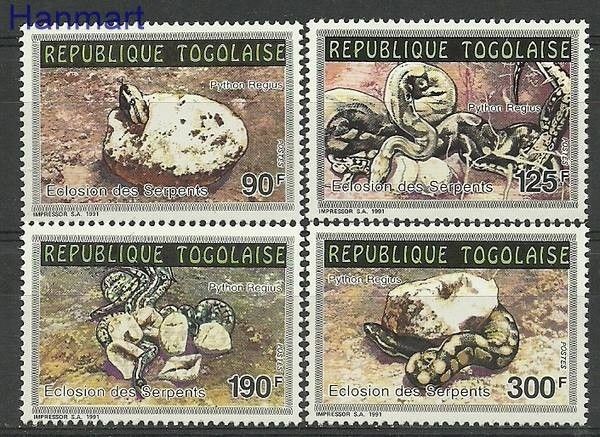 Znaczek Togo 1992 Mi 2194-2197 Czyste **