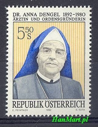 Znaczek Austria 1992 Mi 2067 Czyste **