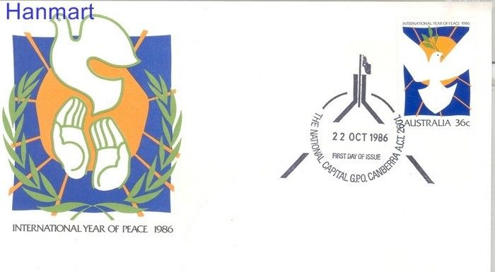 Znaczek Australia 1986 Mi 1004 FDC
