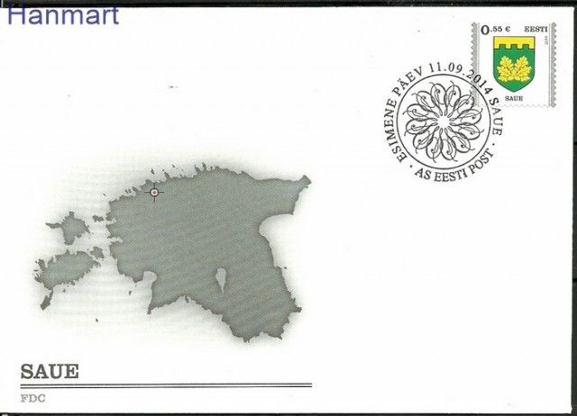 Znaczek Estonia 2014 Mi 806 FDC
