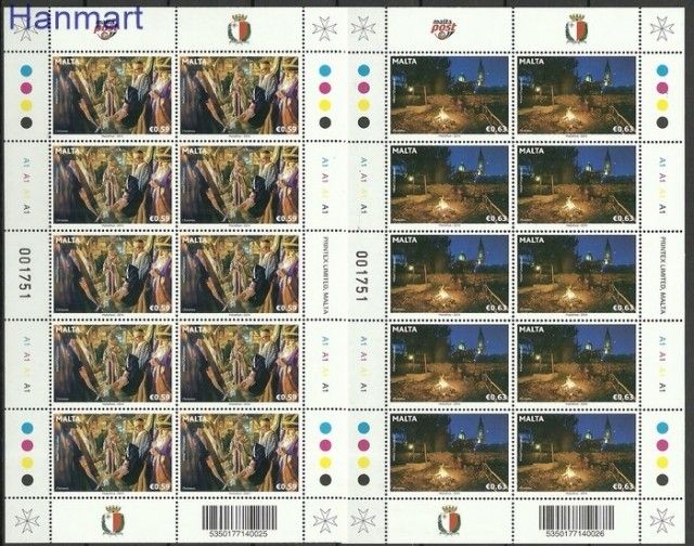 Znaczek Malta 2014 Mi ark 1889-1892 Czyste **