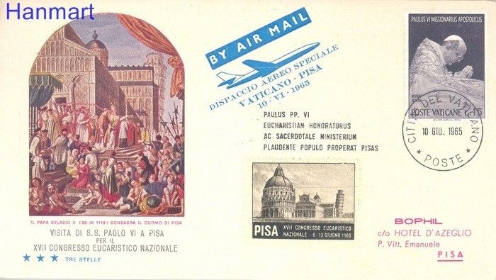 Znaczek Watykan 1964 Mi 467 FDC