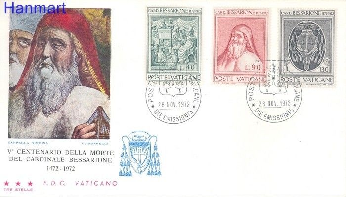 Znaczek Watykan 1972 FDC