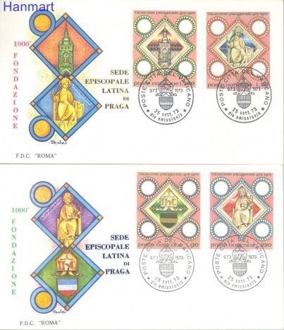Znaczek Watykan 1973 FDC