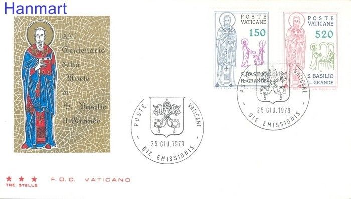 Znaczek Watykan 1979 FDC