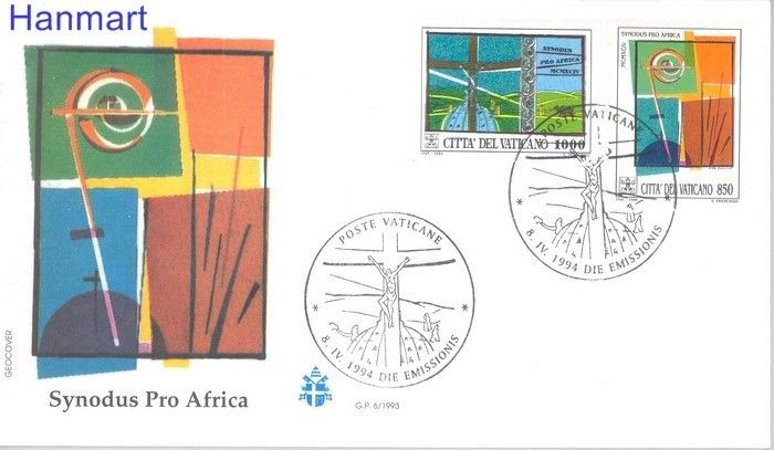 Znaczek Watykan 1994 FDC
