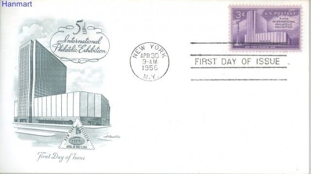 Znaczek USA 1956 Mi 698 FDC