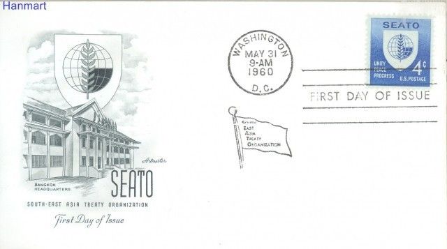 Znaczek USA 1960 Mi 779 FDC