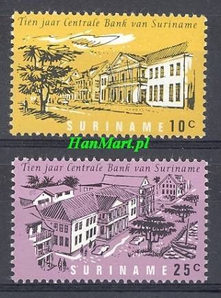 Znaczek Surinam 1967 Mi 519-520 Czyste **