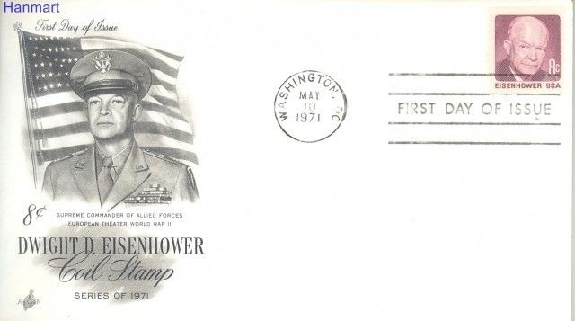 Znaczek USA 1971 FDC