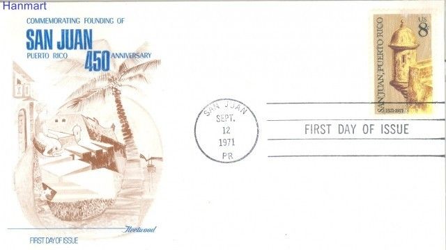 Znaczek USA 1971 Mi 1049 FDC