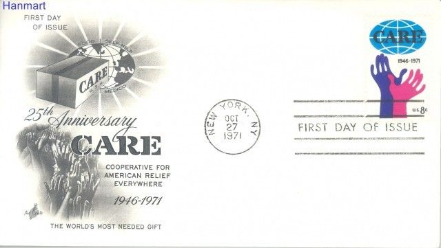 Znaczek USA 1971 Mi 1051 FDC