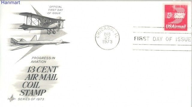 Znaczek USA 1973 FDC