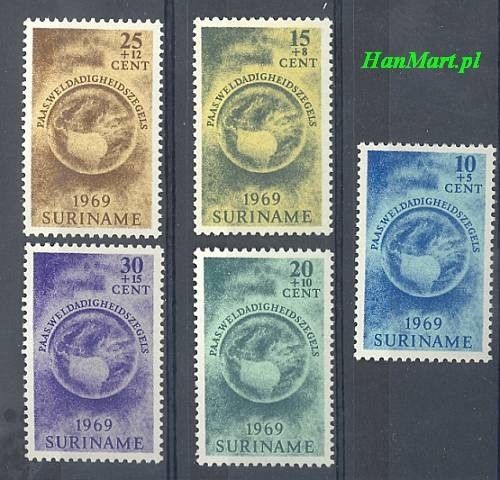 Znaczek Surinam 1969 Mi 553-557 Czyste **