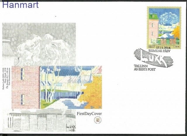 Znaczek Estonia 2014 Mi 810 FDC